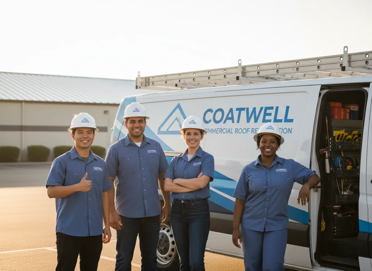 Commercial roof coating company in Ringold, OK